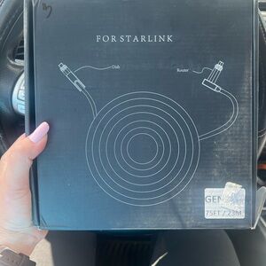 Starlink V2 Gen 2 Networking Cable - Black 75 FT/ 23 M BRAND NEW